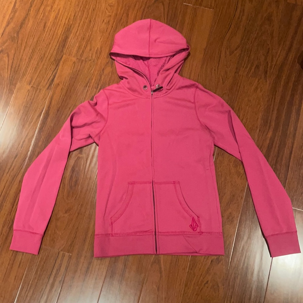 Volcom Pink Zip Hoodie